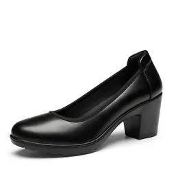 Classic Style: Modern round toe style with a soft & smooth PU leather upper that is versatile & ideal for wearing with...