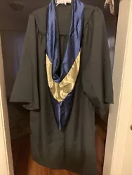 University of Pittsburgh Dr Of Pharmacy- Gown/hood for graduation commencement. Oak Hall is brand“Green...