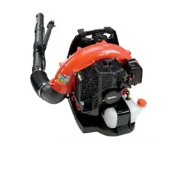 The gas leaf blower features a 58.2cc professional-grade, 2-stroke engine with a tube-mounted throttle. Gas leaf blower...