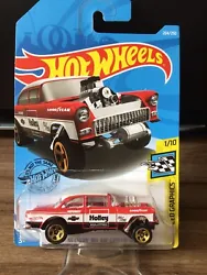 2019 Hot Wheels ‘55 Bel Air Gasser red/white Holley. NOC. Please see pictures for overall condition. I combine...