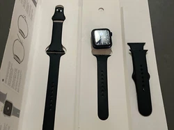 Apple Watch Series 6 GPS 40mm Blue Aluminium Case Black Sport Band Used. Not the cellular model Device has obvious...