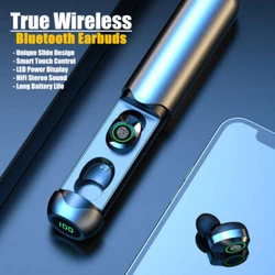 2 x Bluetooth Earbuds(Black ). Earbuds Battery Capacity: 50mAh. Bluetooth Version: Bluetooth 5.3. - Take out and auto...