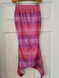 Girls Justice Mermaid Tail Swim Coverup Size XS/S PINK is in EUC.  Length measures 25