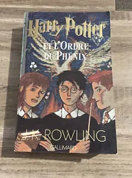 Livre Harry Potter et l’ordre du Phénix Grand format Gallimard Tome 5.