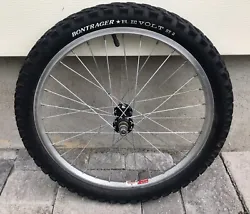 20” mountain bike front wheel with Bontrager Revolt 20x1.95 tire. Removed from a Trek ML60. Rim is Wienmann model...