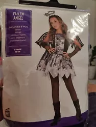 Fallen Angel Halloween Costume for Girls Large Size 12-14.  Bid with confidence, ask questions, and sale is final. I...