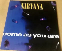 Nirvana Come As You Are Vinyle 45 T Geffen 19120 1992 VG. Disque et pochette en très bon état