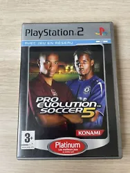 Jeu Playstation 2 PS2 VF PES Pro Evolution Soccer 5 - Platinum.