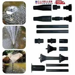 8Pcs Garden Fountains Pump Nozzles Waterfall Garden Spray Heads For Pool Pond Fountain. It is perfect to decorate your...