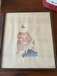 Publisher: Albert Carman From Picasso Fifteen Drawings Pablo Picasso Plate signed13 x 16 “ frame