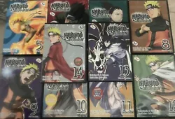 Naruto shippuden box set 5,6,7,8,9,10,11,12,13,14, and 36 like new adult own