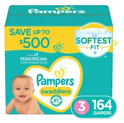Wrap your baby in our softest comfort with Pampers Swaddlers diapers. Specially designed with your baby’s comfort in...