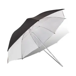 Studio Quality Black-White Premium Umbrella Reflector White reflective internal face and Black back side. Photo...