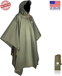 Keep You Dry: Our Anyoo Unisex Adult Rain Poncho will keep you nice and dry, regardless of whether you are hillwalking...