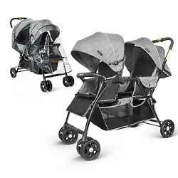   Features:   Comfortable Double Seats - Reclining rear seat can be nearly flatted to create a cosy infant bassinet,...