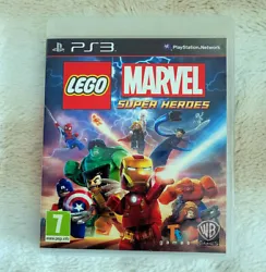 SUPER HEROES. LEGO MARVEL. Jeu vidéo pour console SONY PlayStation 3.