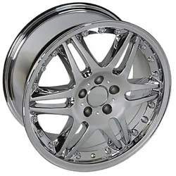 Custom-Fit & Premium Quality: Revamp your ride with this sleek chrome single wheel. Made with highly durable aluminum...