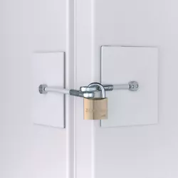 Lockitdown(tm)Chest Freezer Door Lock Kit Lock the Refrigerator tight using a high quality locking kit from Marinelock...