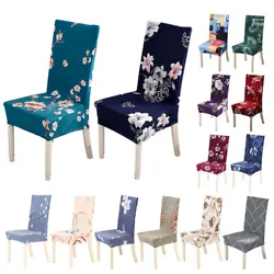 Widely used: Our dining chair cover fits most parish chairs. Fashion design: machine washable, easy to clean and wash....