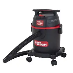 Hyper Tough 3 Gallon Wet Dry Vacuum, 3.5 Peak HP. The Black Plastic casing makes it lightweight and easy t o move from...