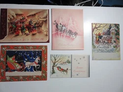 Great collection of vintage Christmas cards. All horse themed . See photos. Some great cards here. One card has...
