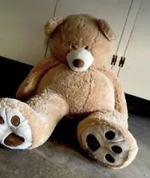 Morismos Giant Teddy Bear Stuffed Animal Plush - 35.4 Large Teddy Bear,Soft Bi. Condition is New. Shipped with USPS...