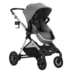 Style: Percheron. Practical full-size stroller functions as both a single and double stroller and features 4 different...