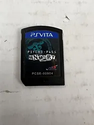 Psycho-Pass Mandatory Happiness Sony Playstation Vita PSVita NIS US. Cart only. Tested. Good label.