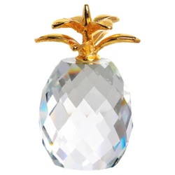 This is a crystal pineapple craft, which can be placed on the table to decorate your space. Its surface design makes...