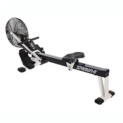 After youve completed your workout, fold this rower and use the built-in wheels for easy storage. Enhance your...