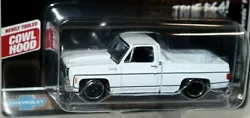 Casper 1974 chevy truck with cowl hood. premium 1.64 scale diecast car. RUBBER TIRES.