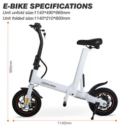 1 x Electric Bicycle. 1 x English Manual. Motor:36V 250W. Max Range: 25-30km (30 cells). Climbing Angle: 7.2°. Net...