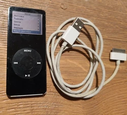 rare - ipod nano 1ère génération noir 1 Go - fonctionne testé.