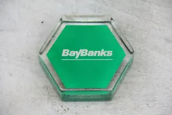 RETRO HEXAGON BANKING AD. JUST PART OF MY MOST RECENT ESTATE FINDS.