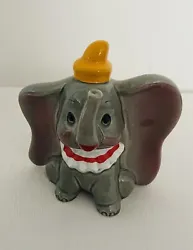 Vintage Walt Disney Productions Japan ceramic porcelain Dumbo the Flying Elephant figurine 3.5”. Fantastic condition....