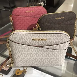 Adjustable crossbody strap is about 22