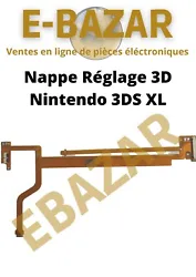 NAPPE FLEXIBLE DU BOUTON 3D HAUT PARLEUR NINTENDO 3DS XL. VotreNintendo 3DS XL se mure dans le silence et cela vous...