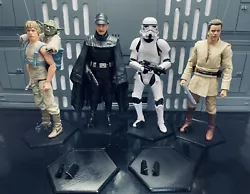 Hexagon Star Wars Black Series 6 inch Figure Stand (Fits most figures) These stands are designed by Landspeeder Luke....