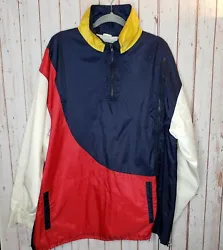 VTG Tommy Hilfiger XXL Jacket Shipped with USPS Priority Mail. There are light marks on one of the sleeves. See all pics