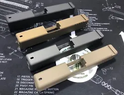 Magpul Flat dark earth Cerakote Finish. Gen 1-3 compatible, G43, 9mm. You are purchasing a slide only. OEM Profile with...