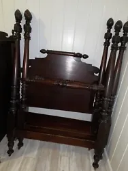 Sligh Furniture. The vanity has the Sligh Furniture label, inside the drawer. Most likely, antique. My schedule is...