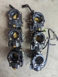 Up for consideration, I have a set of carbs removed from a Johnson GT 200. The carbs may need to be serviced.