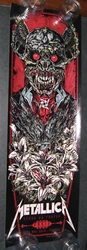 2019 Metallica Hardwired Tour Stade de France Paris, France concert poster by Rhys Cooper. Measures 12x36
