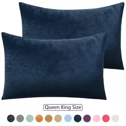 Product features: These super soft pillowcases are made of high quality velvet for easy care, longevity and luxury....