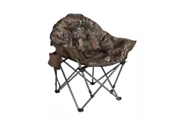 With 600d Mossy Oak camo print, this roomy, extra wide chair will add both comfort and style to your next outdoor...