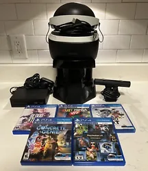 Genuine Sony Playstation 4 (PS4) VR Bundle + Stand + Games. Comes With:-PSVR Entire Set Up-PSVR Stand-2X Motion...