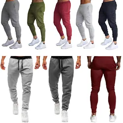 Mid waist sweatpants with side pockets, ideal for storing your wallet, keys, smartphone or other essentials. Casual...