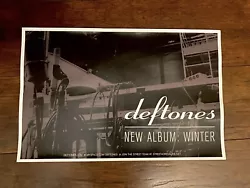 This Deftones *Eros* Lost Album Promo Poster. Not reproduce, original. Stored in a flat storage, no holes or creases....