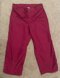 Patagonia Girl Capris Cropped Pants Size Medium 10 Hiking Outdoors. In used condition. Please look at pictures...