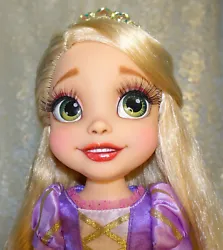 Adorable toddler Rapunzel is longingly staring out the window of her castle, hopeful and sweet. She has been repainted,...